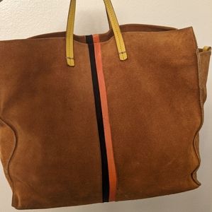 Clarev suede simple tote